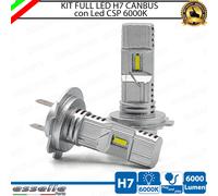 KIT FULL LED LAMPADE H7 6000K GILERA NEXUS 6000 LUMEN XENON CANBUS LED