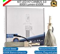 KIT FULL LED LAMPADE H7 6500K BIANCO 8000 LM XENON CANBUS ALFA ROMEO GIULIA