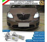 KIT FULL LED LANCIA MUSA DAL 2008 AL 2010 LAMPADE H7 6000K CANBUS ANABBAGLIANTI