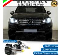 KIT FULL LED MERCEDES ML W164 LED H7 6000K XENON CANBUS + SUPPORTI PORTALAMPADE