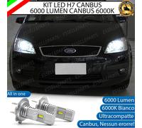 KIT FULL LED PER FORD C-MAX MK1 LAMPADE LED H7 6000K BIANCO ANABBAGLIANTI