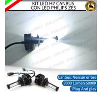 KIT FULL LED PEUGEOT RCZ LAMPADE H7 6000K BIANCO 9800 LUMEN CANBUS NO ERROR