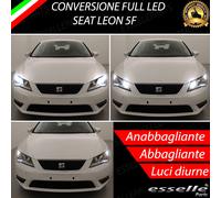 KIT FULL LED SEAT LEON 5F ANABBAGLIANTI ABBAGLIANTI LUCI DIURNE LED 6000K