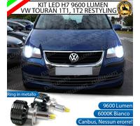 KIT FULL LED VW TOURAN 1T1 1T2 RESTYLING LED H7 6000K CANBUS 9600 LUMEN LED