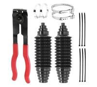 Kit Gabbia A Sfera Sterzo Automobile 2 Pezzi Universale AntiPolvere | Soffietto Cremagliera Sterzo Per SUV Camion Camping-Car Inverno Tempo Freddo Sulla Strada