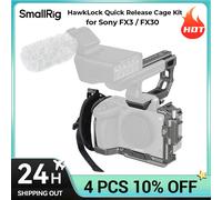 Kit gabbia avanzata SmallRig FX3 / FX30, kit gabbia a sgancio rapido HawkLock per Sony FX3 / FX30 con maniglia superiore, morsetto per cavo 4771 Extension Mount Kit