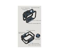 Kit Gabbia per Conigli per 12/13 Gabbia Supporto A Sgancio Rapido Custodia Protettiva Completa Accessori
