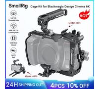 Kit gabbia per fotocamera SmallRig 6K per Blackmagic Design Cinema 6K, kit base/avvanzato con maniglia e fascetta per cavo USB-C -4574