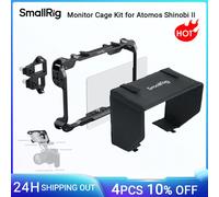 Kit gabbia per monitor SmallRig per Atomos Shinobi II, con parasole e morsetto per cavo USB e protezione schermo -5030