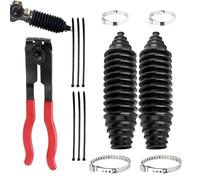 Kit gabbia per sterzo, antipolvere, universale, per auto, set di tiranti interni, per SUV, camion, veicoli, viaggi su strada, autista durante il freddo invernale