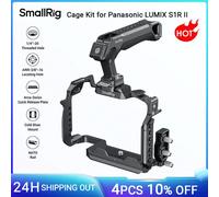 Kit gabbia SmallRig S1R II per Panasonic LUMIX S1R II con maniglia superiore Morsetto cavo USB-C con piastra a sgancio rapido Arca-Swiss 4903