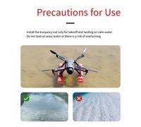 Kit Galleggiante Acqua per DJI per Mavic 4 Pro con Asta Galleggiante Facile Atta