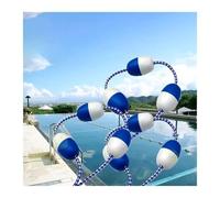 Kit galleggiante di sicurezza per piscina, barriera galleggiante da 12,2 m con ganci, linea divisoria profonda riutilizzabile, boa leggera per la sicurezza e la demarcazione della piscina