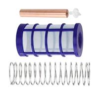 Kit gamma in rame con schermo a cestello e viti ad ala, pezzi di ricambio per acqua dolce salata spa anodo in rame petoonisator solare, anodo in rame per pulire la pipì