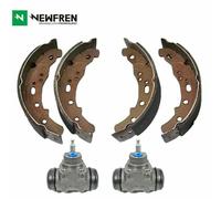 KIT GANASCE + CILINDRETTI FRENO NEWFREN ANTERIORI PIAGGIO QUARGO / APE POKER