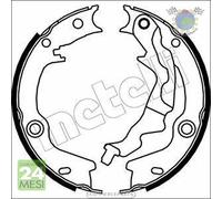 Kit ganasce freno a mano Metelli Posteriore per HYUNDAI ACCENT KIA CERATO RIO