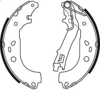 Kit ganasce freno ABE C0C021ABE per FIAT GRANDE PUNTO (199_) 1.2 2009-2014