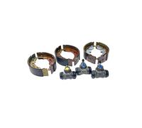 KIT GANASCE FRENO ANTERIORE E POSTERIORE + CILINDRETTI PIAGGIO APE TM P602 P703