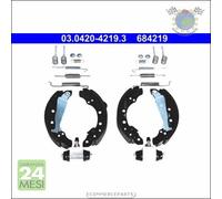 Kit ganasce freno ATE Posteriore per AUDI 90 80 SKODA FABIA VW PASSAT (3A2 35I)
