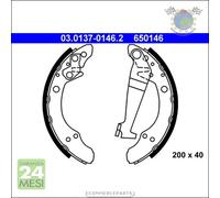 Kit ganasce freno ATE Posteriore per AUDI COUPE 100 90 80 VW PASSAT (33B) (32B)