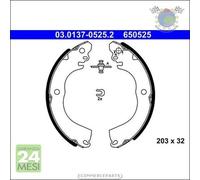 Kit ganasce freno ATE Posteriore per CITROEN C-ZERO MITSUBISHI i PEUGEOT ION