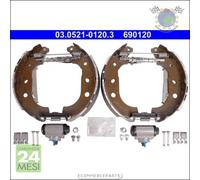 Kit ganasce freno ATE Posteriore per CITROEN NEMO FIAT FIORINO QUBO PEUGEOT #1h