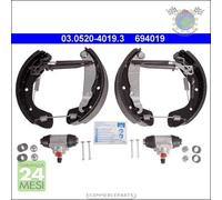 Kit ganasce freno ATE Posteriore per DAEWOO ESPERO NEXIA LANOS OPEL VECTRA A AS