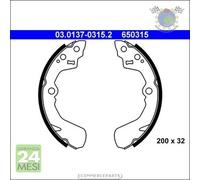 Kit ganasce freno ATE Posteriore per DAIHATSU APPLAUSE CHARADE SUBARU JUSTY II