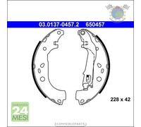 Kit ganasce freno ATE Posteriore per FIAT FIORINO DOBLO QUBO IDEA LANCIA MUSA O