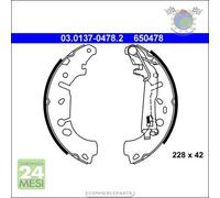Kit ganasce freno ATE Posteriore per FIAT GRANDE PUNTO LINEA OPEL CORSA E D ADA