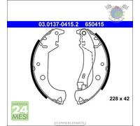 Kit ganasce freno ATE Posteriore per FIAT STRADA DOBLO