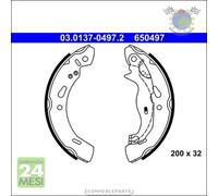 Kit ganasce freno ATE Posteriore per FORD FIESTA K
