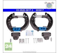 Kit ganasce freno ATE Posteriore per FORD FIESTA PUMA MAZDA 121