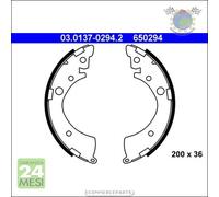 Kit ganasce freno ATE Posteriore per HONDA ACCORD III CIVIC VII VI V LOGO HR-V