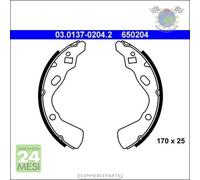Kit ganasce freno ATE Posteriore per KIA PRIDE MAZDA 121