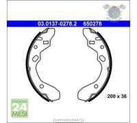 Kit ganasce freno ATE Posteriore per MAZDA MX-3 323