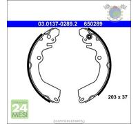 Kit ganasce freno ATE Posteriore per MITSUBISHI GALANT VIII LANCER III VII VI I