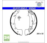 Kit ganasce freno ATE Posteriore per NISSAN MICRA V e1