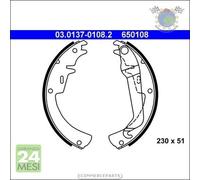 Kit ganasce freno ATE Posteriore per OPEL COMMODORE C B REKORD E D KADETT ASCON