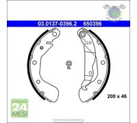 Kit ganasce freno ATE Posteriore per OPEL CORSA C TIGRA