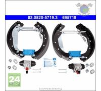 Kit ganasce freno ATE Posteriore per OPEL VECTRA B ASTRA G F