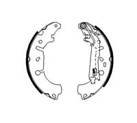 Ganasce freno 0 986 487 703 BOSCH per FIAT OPEL