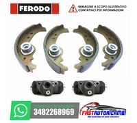 KIT GANASCE FRENO E CILINDRETTI FRENO FERODO FIAT SEICENTO 0.9 1.1