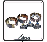 KIT GANASCE FRENO FRENI COMPLETO DI CILINDRETTI COMPATIBILE PER PIAGGIO APE TM 703 BENZINA O DIESEL - APE 602.