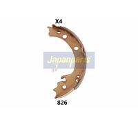 Kit ganasce freno posteriori JAPANPARTS GF-826AF