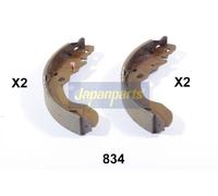 JAPANPARTS Kit ganasce freno GF834AF per freno a tamburo diametro 220 mm 36 mm