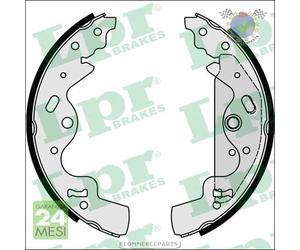 Kit ganasce freno LPR Posteriore per LAND ROVER FREELANDER I czb