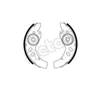 METELLI Kit ganasce freno 53-0745