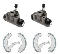 GANASCE FRENO POSTERIORE COMPLETO DI CILINDRETTI PIAGGIO APE FL FL2 50 1989 1995