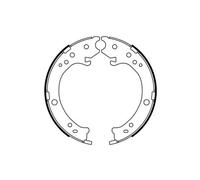 Kit ganasce, Freno stazionamento 0 986 487 765 BOSCH per HONDA CR-V II CR-V III